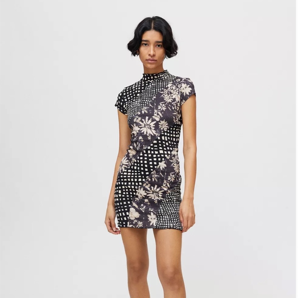 Black & Cream Urban Outfitters Dress